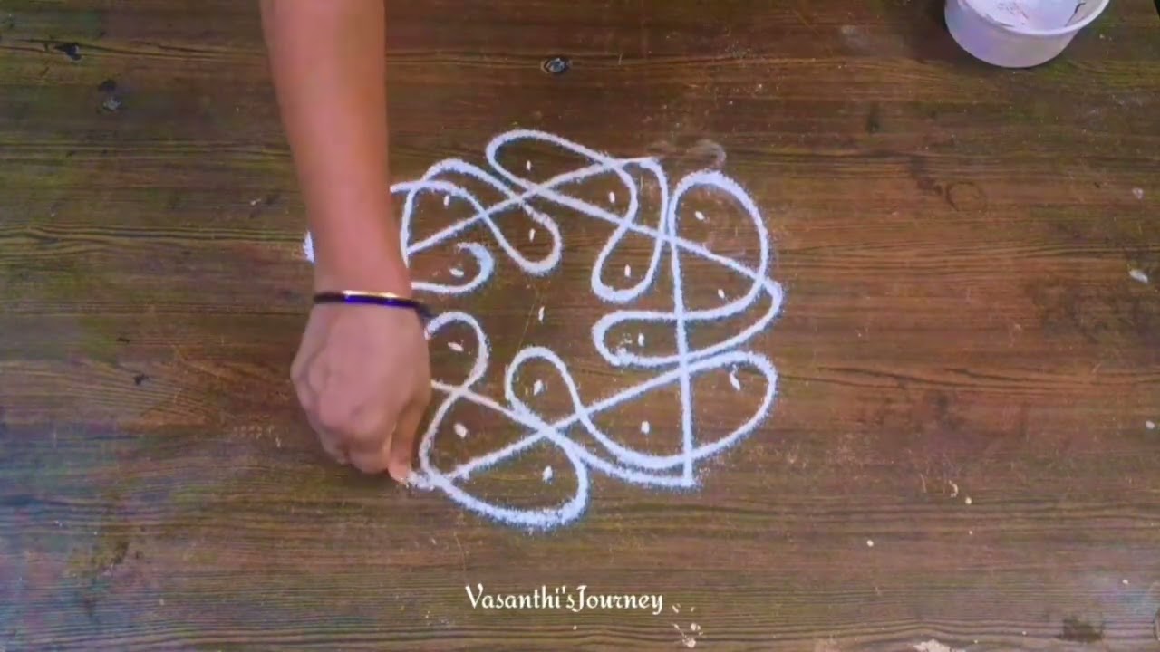 🌺part - 1 புரட்டாசி மாத கோலங்கள்🎊/ simple sikku kolangal /5* dots kolam✨️ /7 days 7 kolam🎉🎉