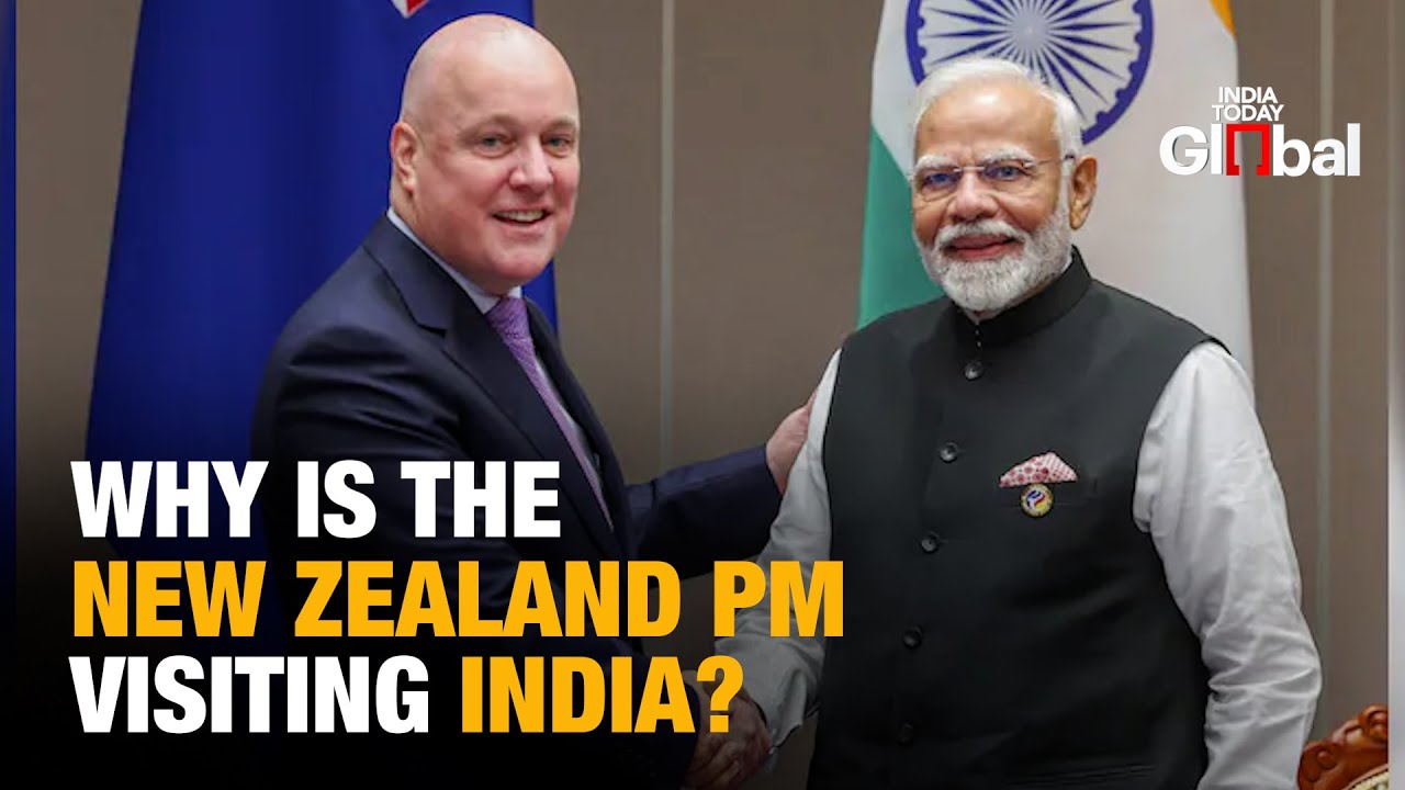 India-New Zealand FTA Talks Begin | Luxon's Landmark Visit to India | India Today Global
