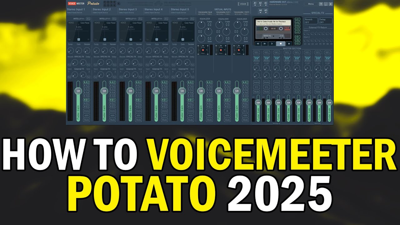How To Setup VoiceMeeter Potato 2025 (VoiceMeeter Potato Beginners Tutorial Guide 2025)
