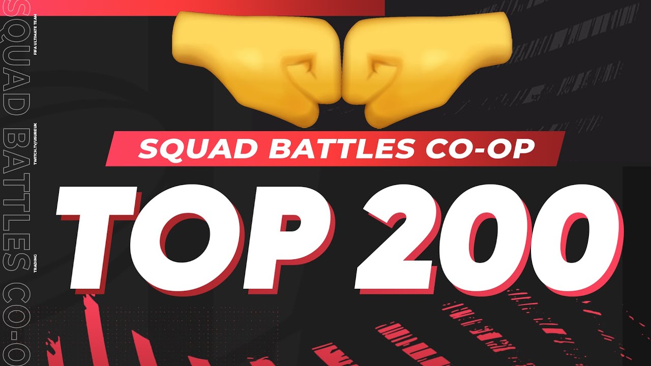 Co-op Squad battle top 200, is it possible with 20 different participants? FIFA ULTIMATE TEAM