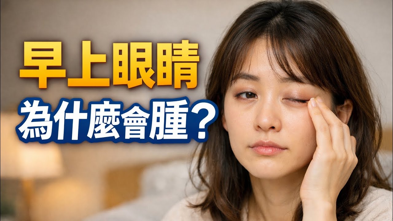 為什麼早上起來眼睛會腫？很多人每天都忽略的原因
