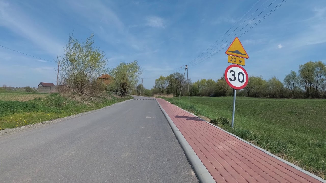 Wiślana Trasa Rowerowa WTR Grabie - Niepołomice - Uście Solne - Kopacze Wielkie - Timelapse 4K