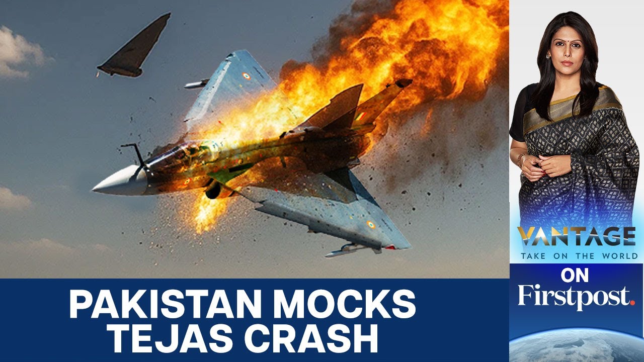 Пакистанские счета нацелены на Индию после крушения Tejas в Дубае, в результате которого погиб пи...