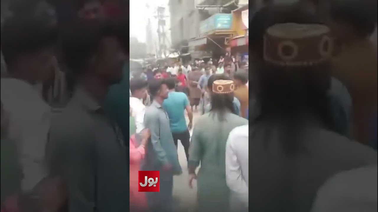 Heavy Protest In Karachi | Police In Action | Roads Block | #Shorts