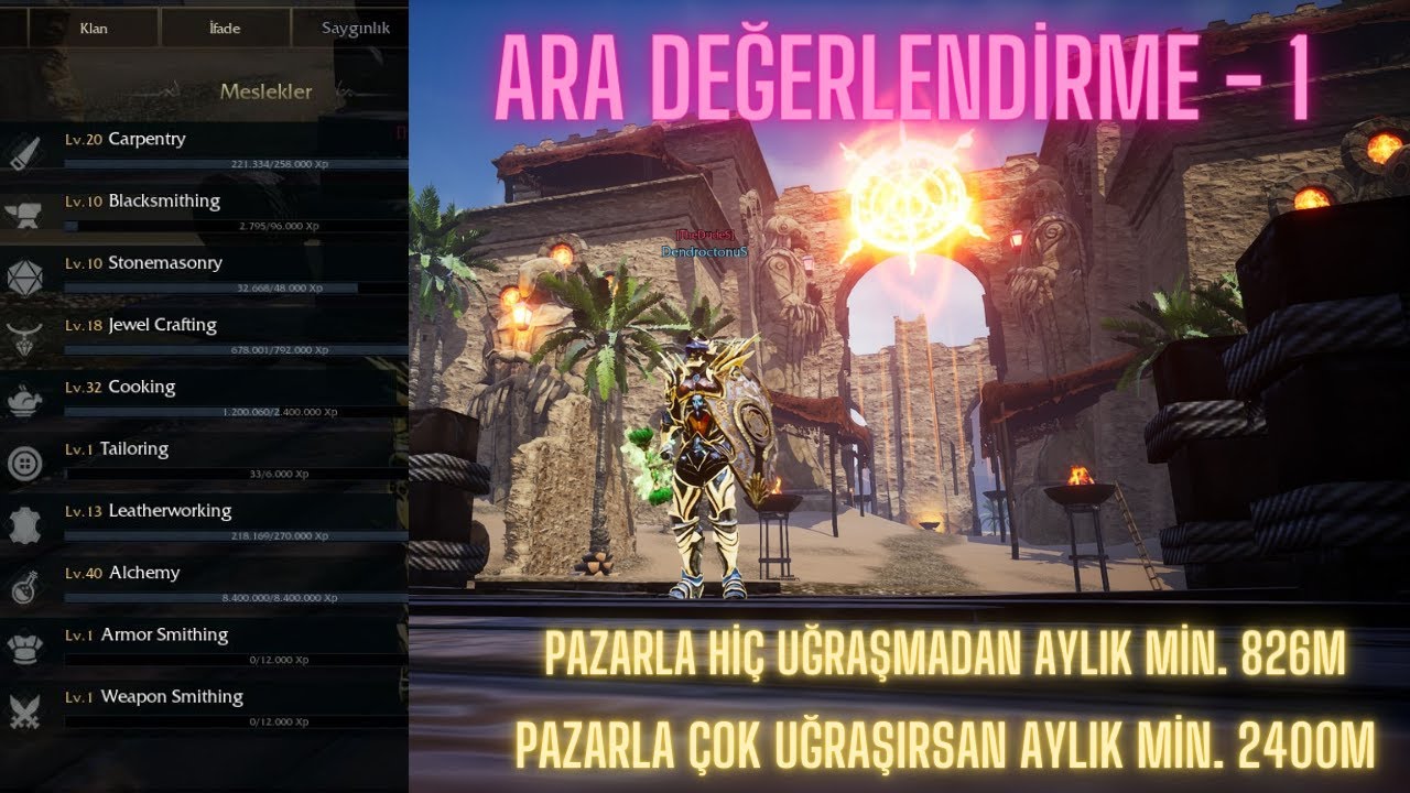 Rise Online Genel Durum-1 Yola Devam... #riseonlineworld #riseonlinecraft