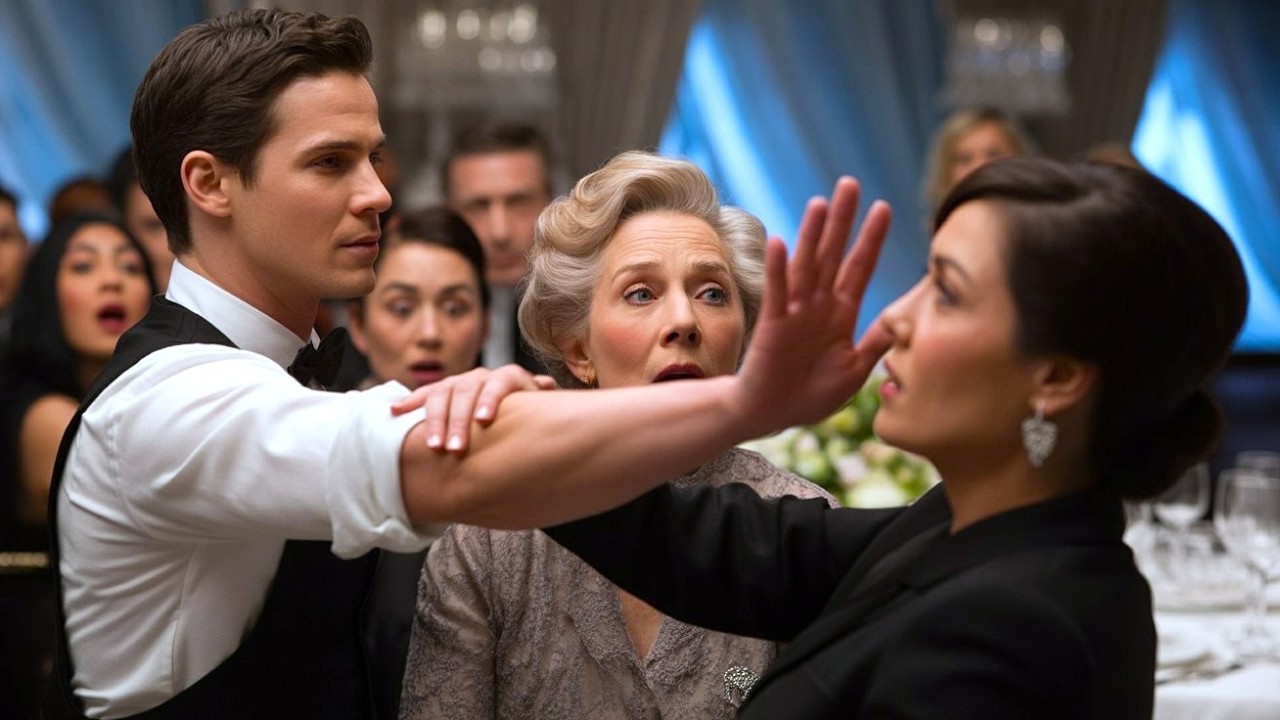 The Waiter Shielded the Billionaire’s Mother from a Strike—What He Did Next Shocked Everyone