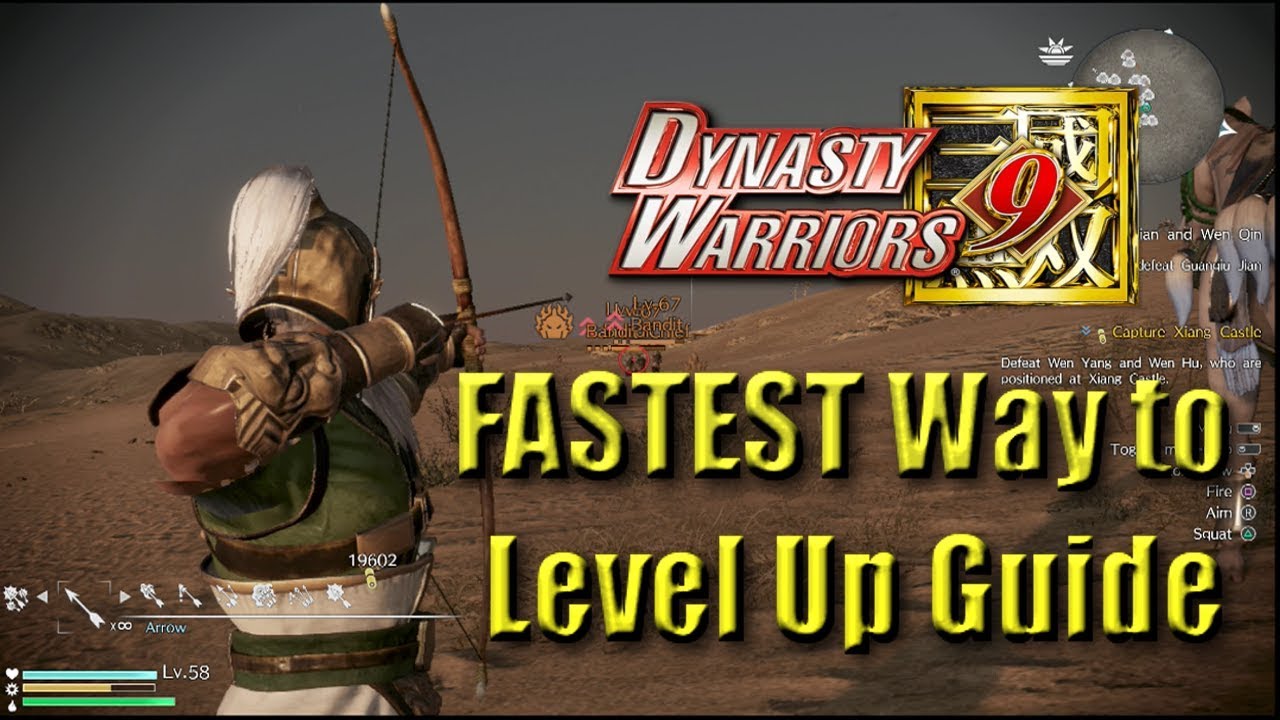 Dynasty Warriors 9 - The FASTEST Way to Level Up Characters Guide (PUT GAME ON CHAOS DIFFICULTY)