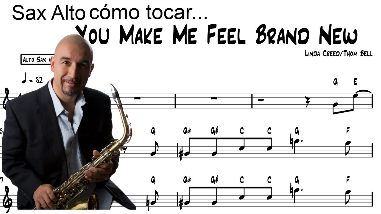 You Make Me Feel Brand New Sax Tutorial