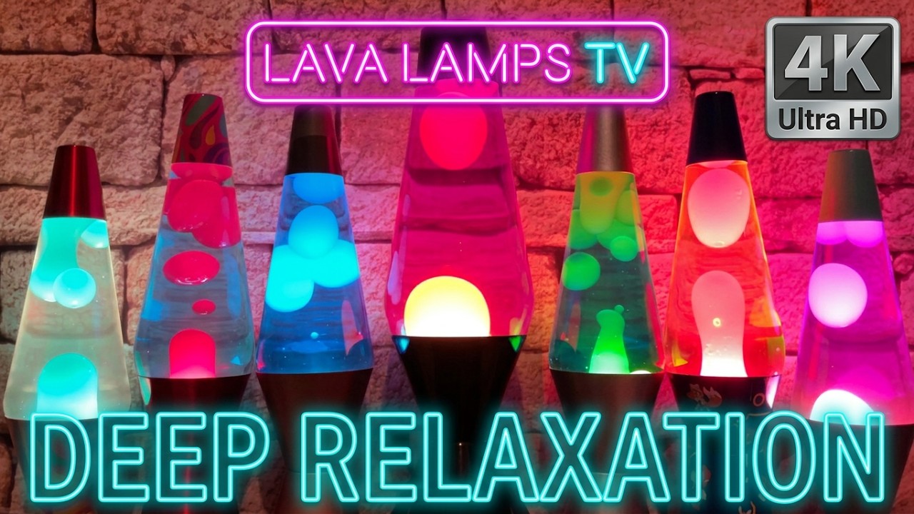 Glowing Lava Lamps