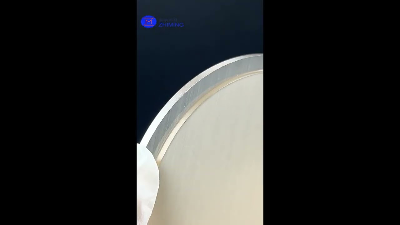 Custom Silicon Carbide (SiC) Stepped Ceramic Plate for Semiconductor Equipment