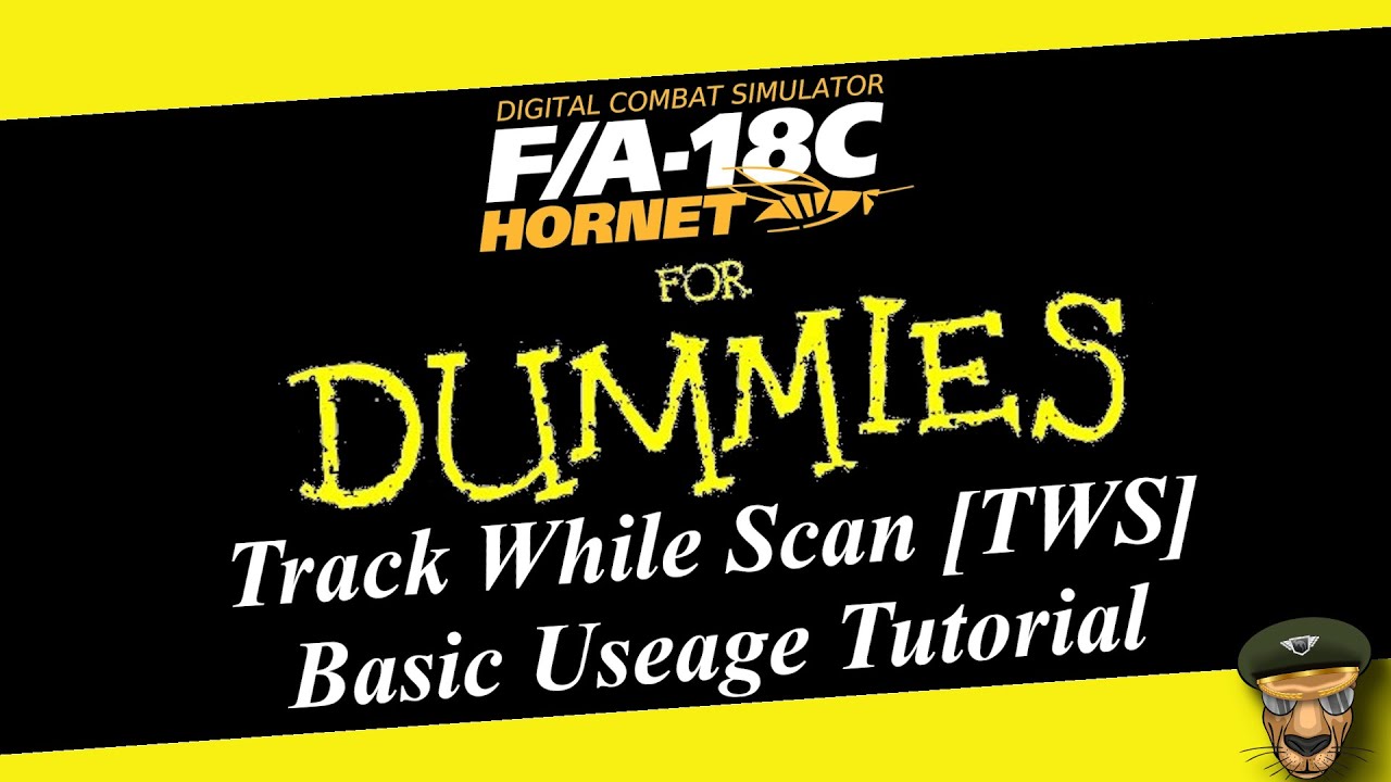 DCS - F/A-18C Lot 20 Hornet Track While Scan [TWS] Basic Usage Tutorial