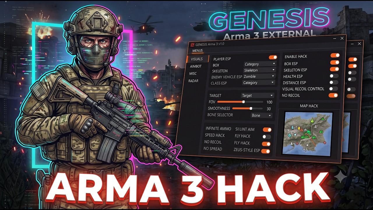 Arma 3 Hack 2026 - Aimbot, Wallhack, ESP & Free Cheat Download