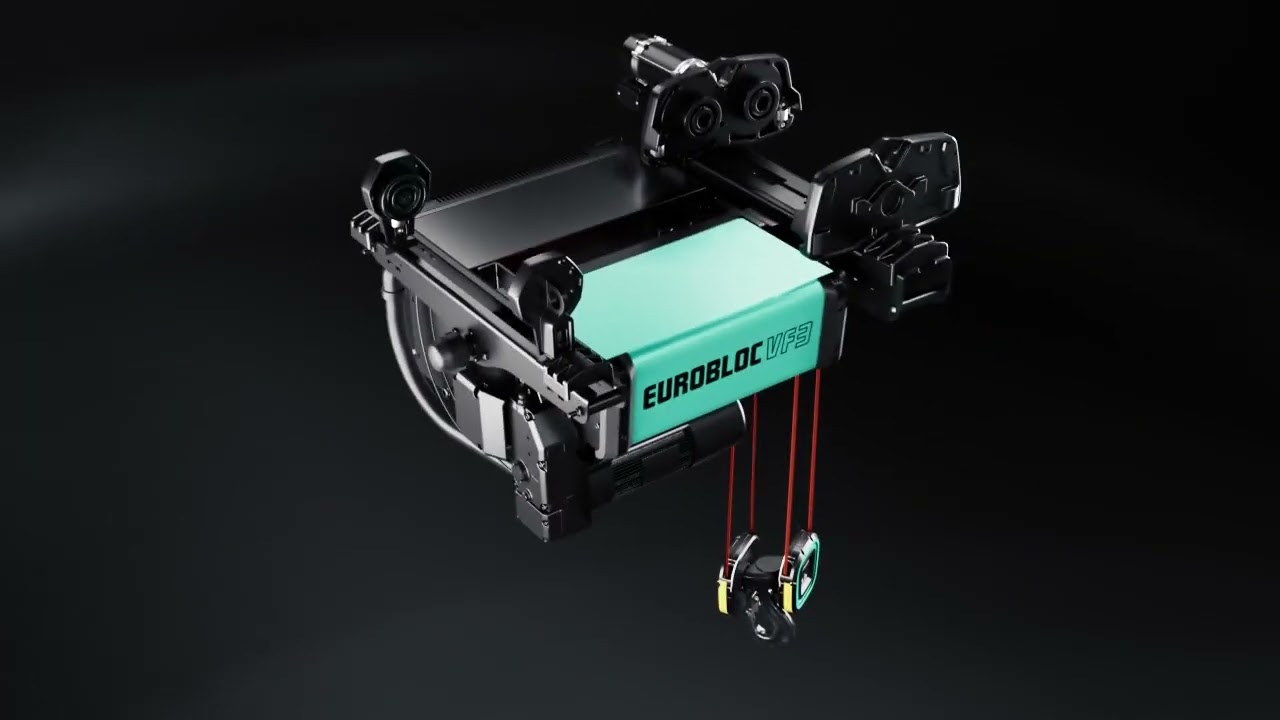 Synthetic Rope Electric Hoists Verlinde EUROBLOC VF