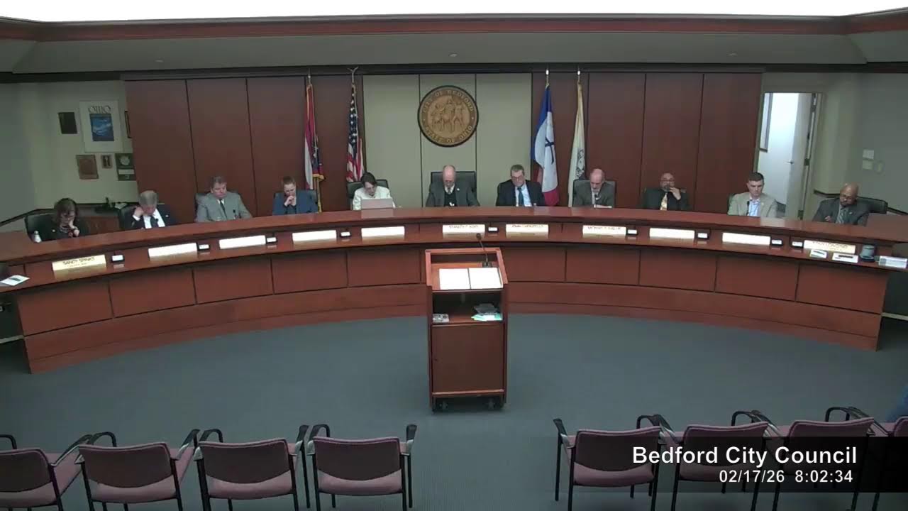Bedford City Council -  February 17,  2026