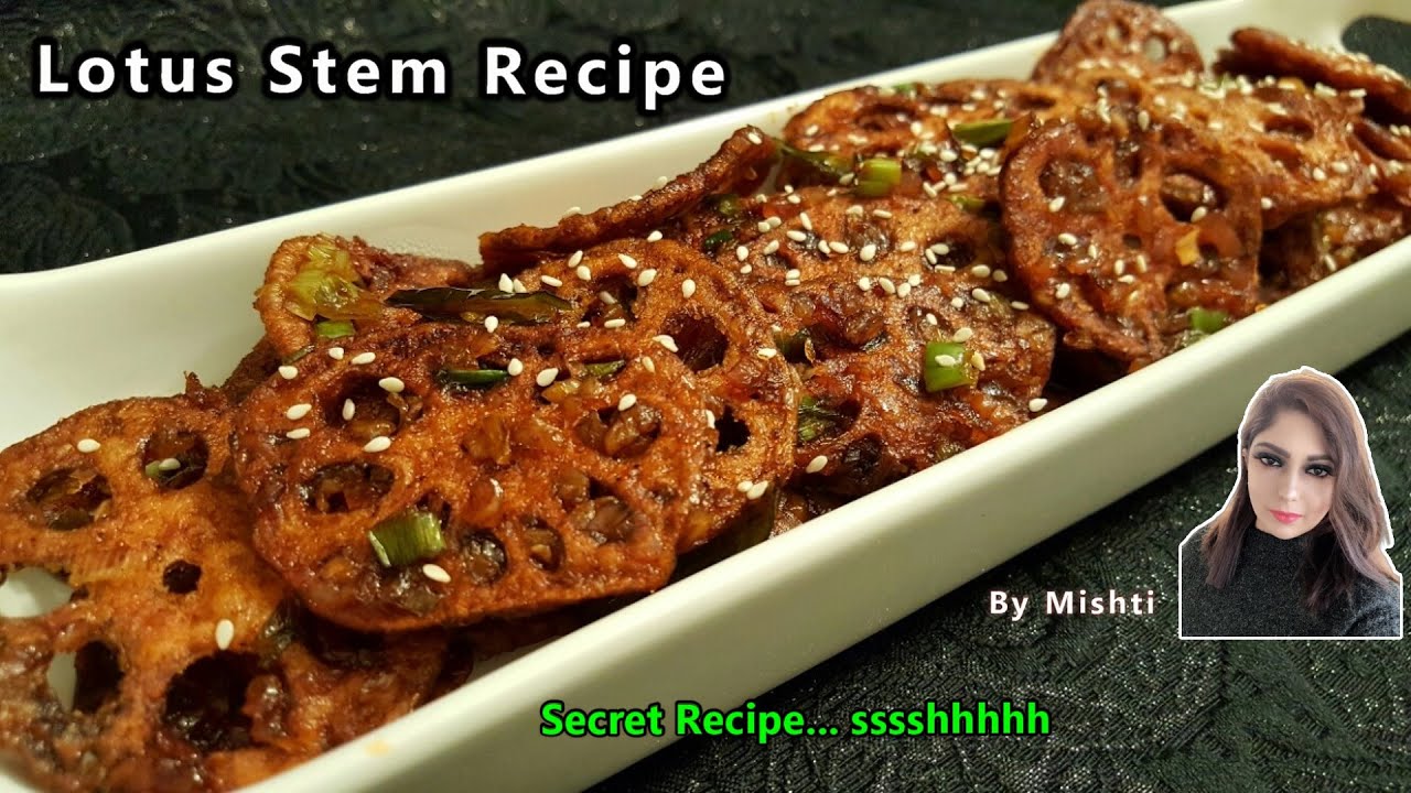Honey Chili Lotus Stem | Crispy Kamal Kakdi | Lotus Stem Recipe #MishtisKitchen #MishtisUniverse