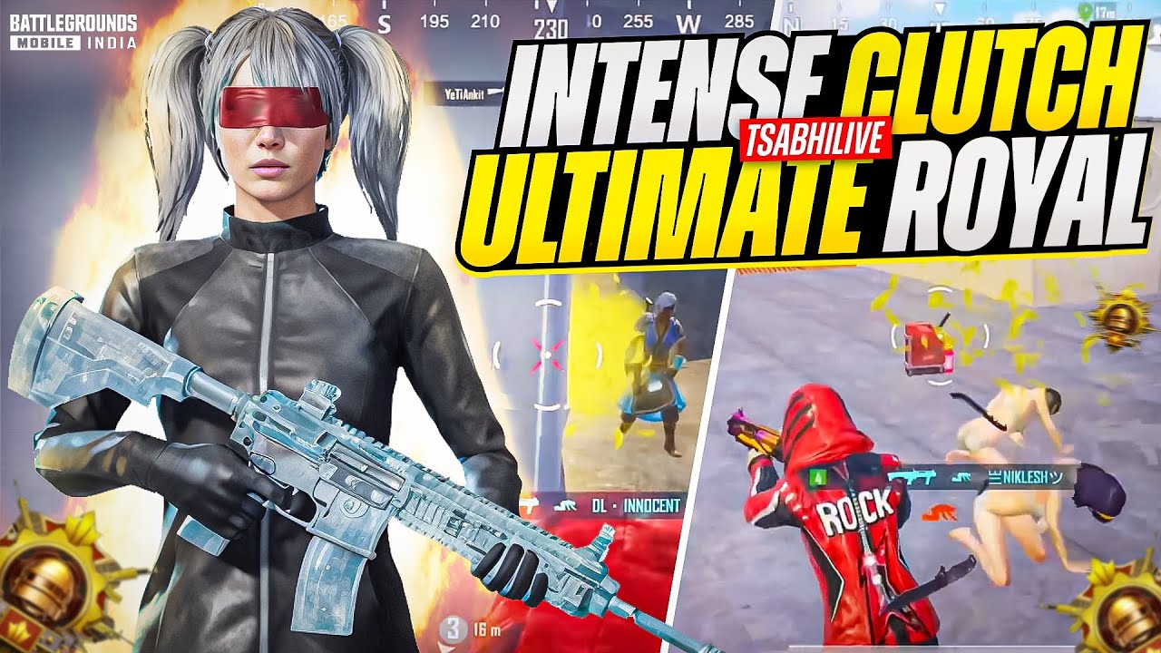 STREAMERS VS TS ABHI LIVE | INTENSE CLUTCH | BGMI x ULTIMATE ROYAL OR CLASSIC