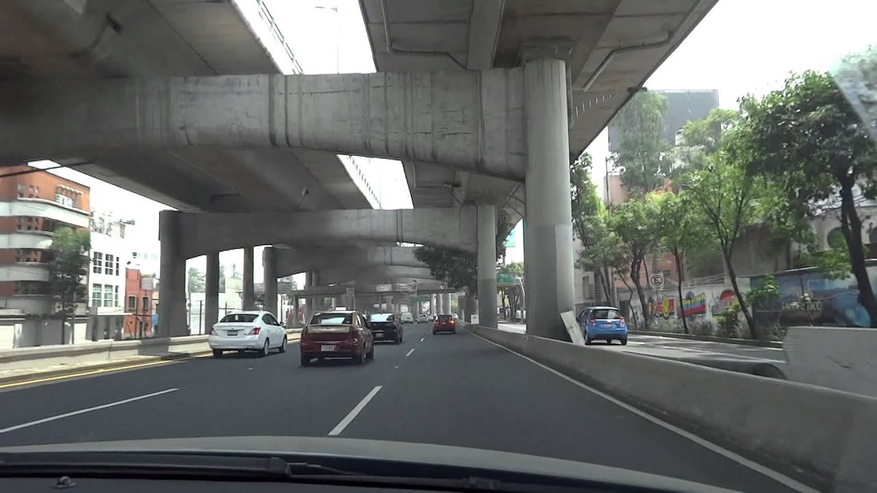 Mexico City Highway Driving - Periferico with 
