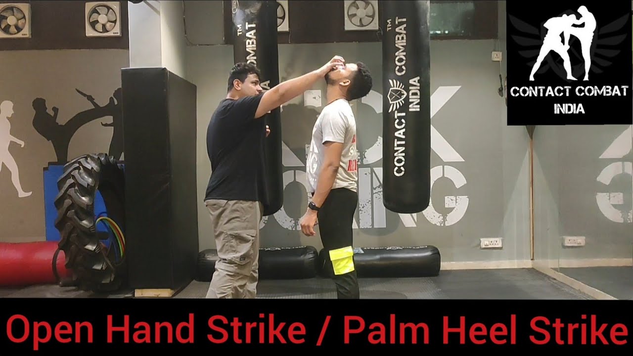 How To Do An Open Hand Strike  / Palm Heel Strike #kravmaga  #kravmagastrikes #openhandstrike