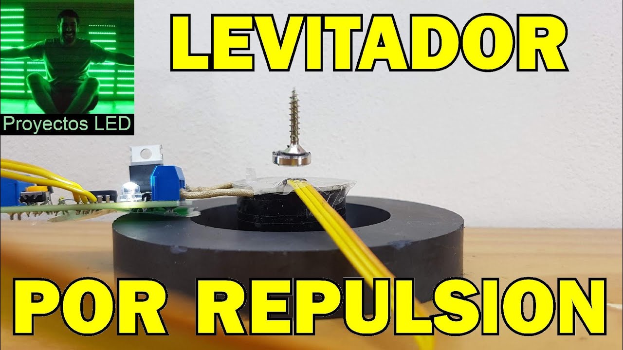 Al fin lo pude hacer!!! Levitador magnetico por repulsion. casero y facil de hacer