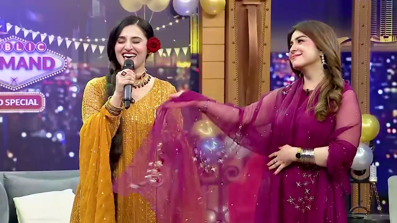 Lal Dobata ur gya mera || #ukashagul #hinaniazi #mohsinhaider #comedymusic #entertainment