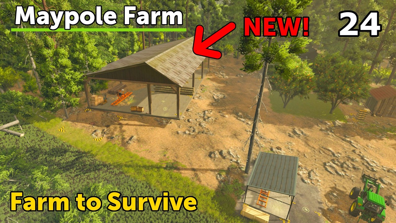 Big Sawmill Upgrade! I Farm to Survive Episode 24 - Farming Simulator 25