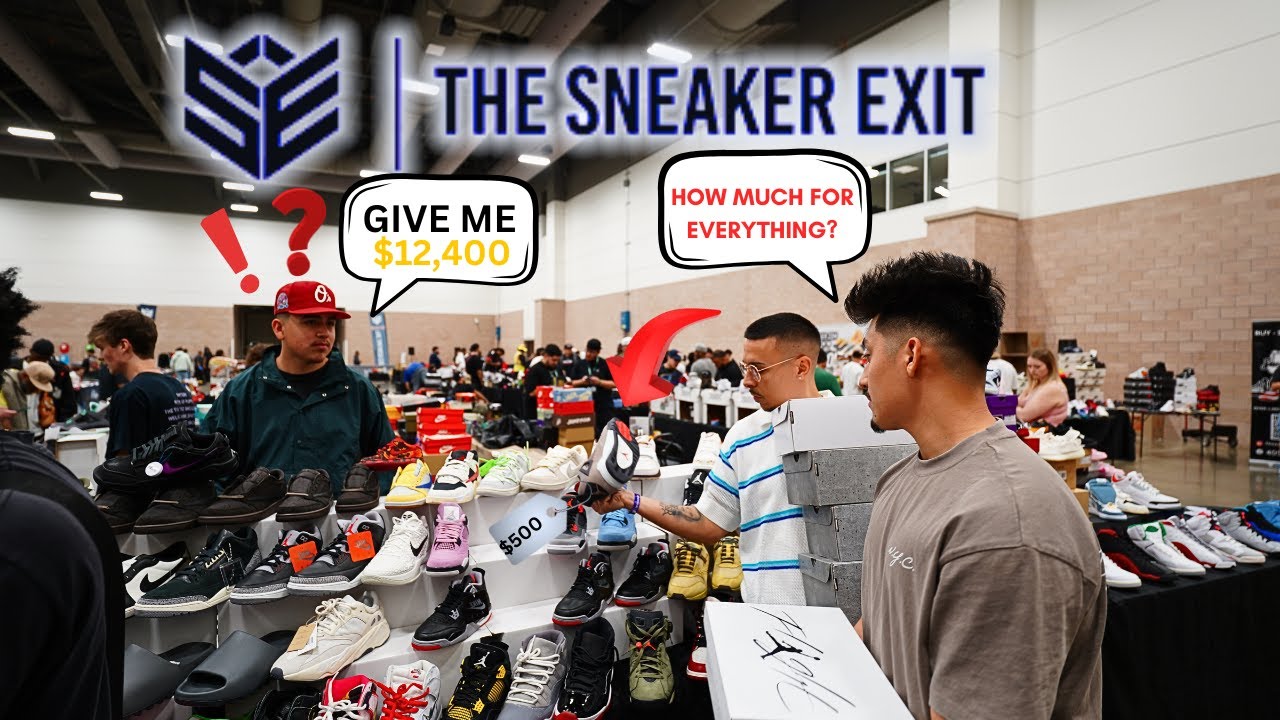 CASHING OUT IN DALLAS AT THESNEAKEREXIT
