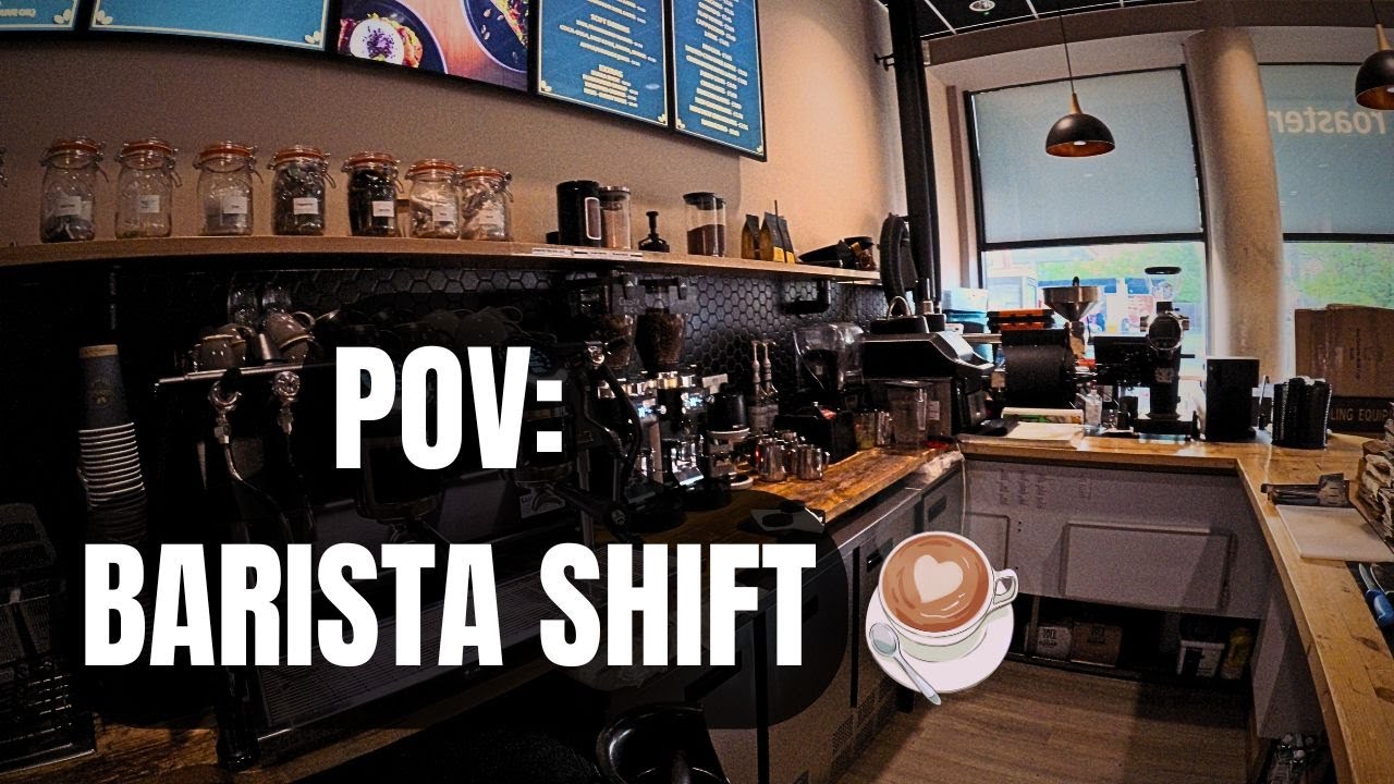POV: 41-минутная смена в Genius Coffee Roasters ☕ | Обслуживание клиентов, приготовление кофе и р...