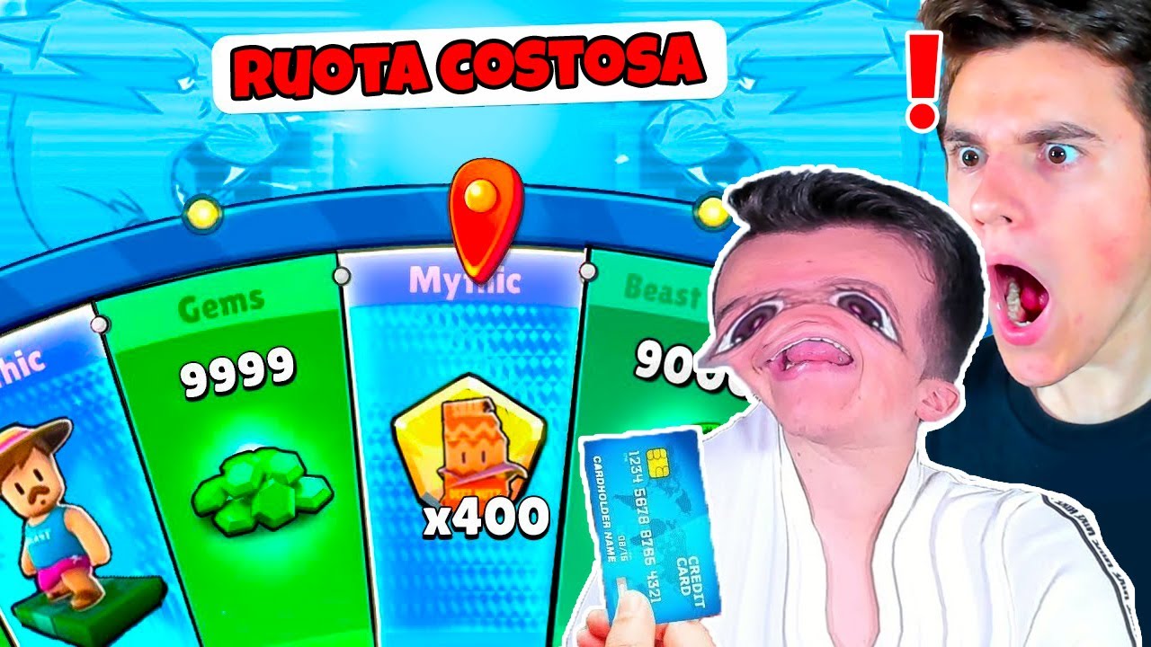 GIGINO HA di NUOVO SHOPPATO di NASCOSTO CON I MIEI SOLDI TUTTE LE SKIN PI&Ugrave; COSTOSE DI STUMBLE GUYS!😡