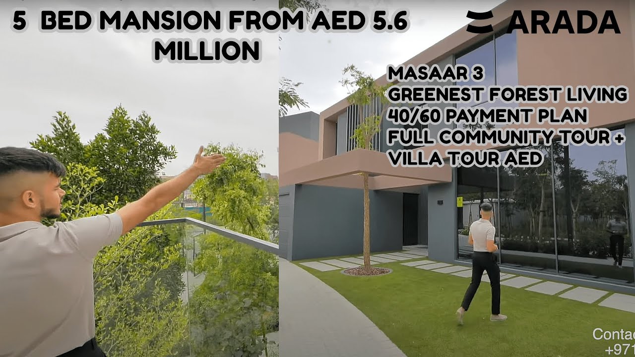 5 Bedroom Mega Forest Mansion For AED 5.59 Million | 40/60 Payment Plan | Masaar 3 | Sharjah | Arada