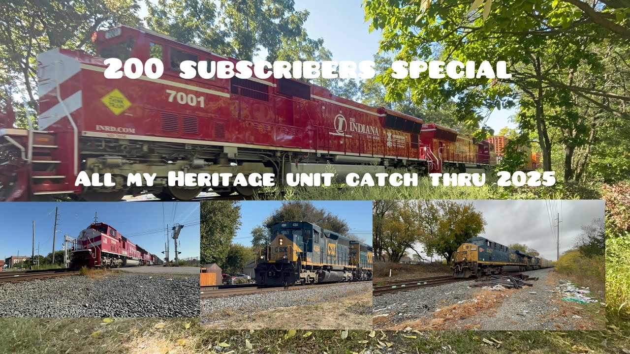 200 subscriber Special all of Heritage unit catchs of 2025