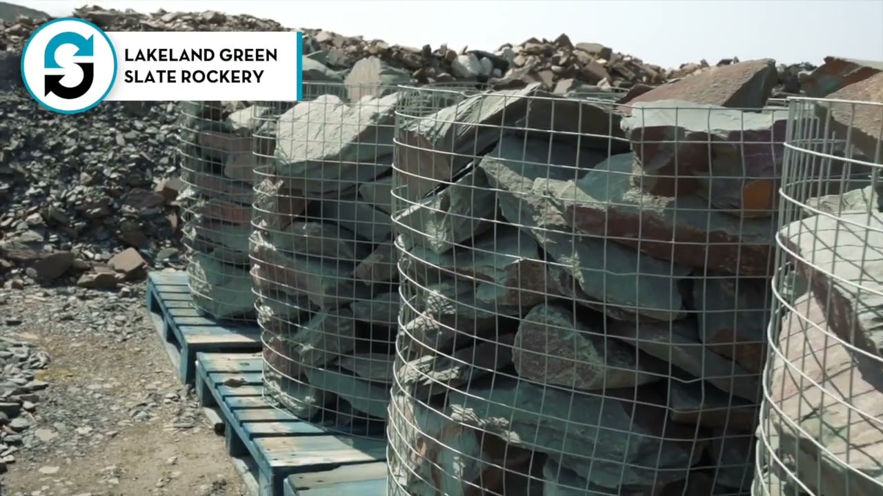 Lakeland Green Slate Rockery