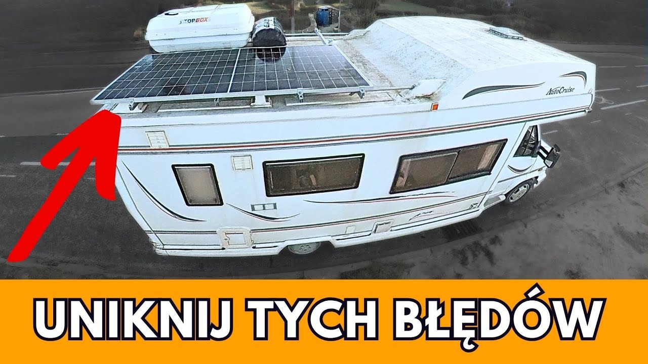 10 problemów z panelami słonecznymi - Poranek z vanlife'em
