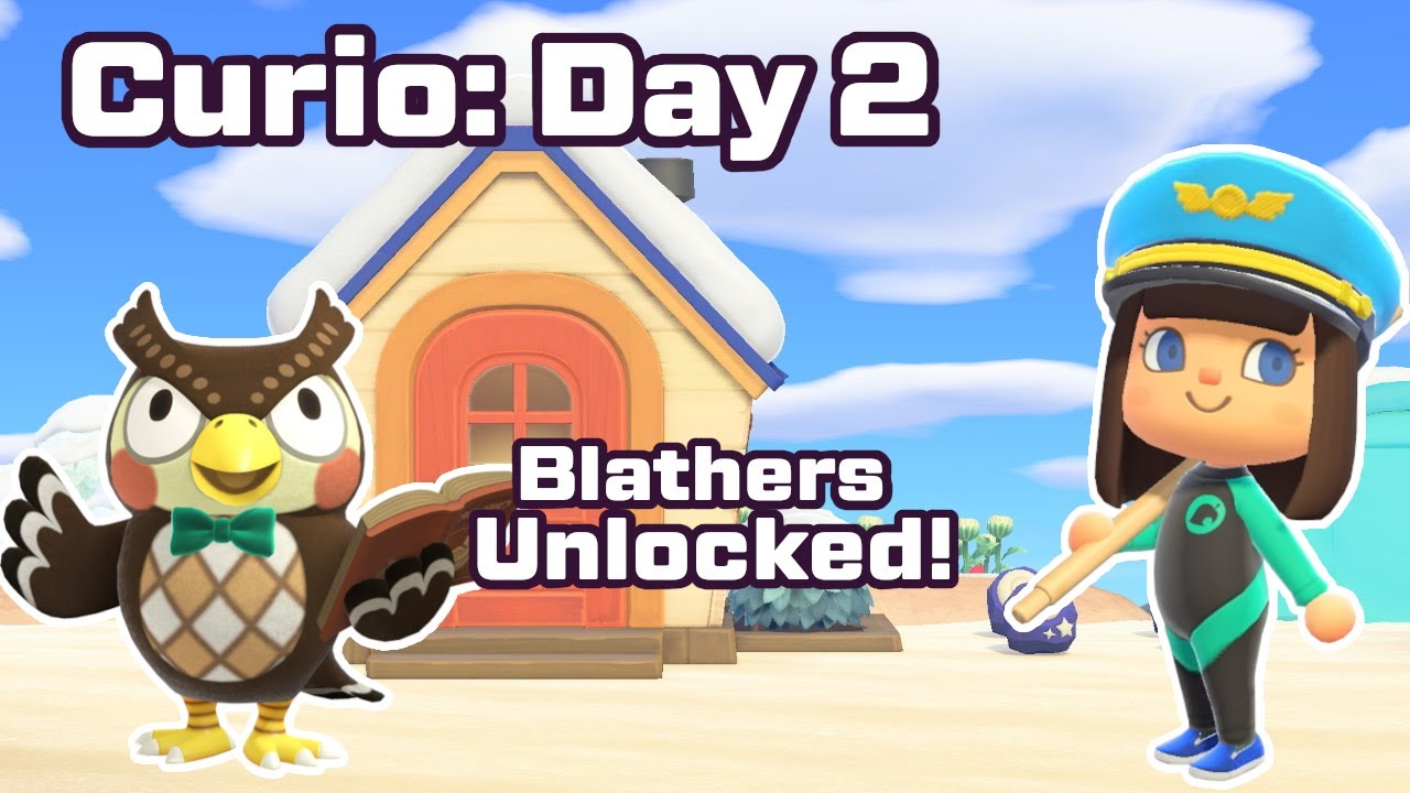 Unlocking Blathers on my 100% Museum Completion Island