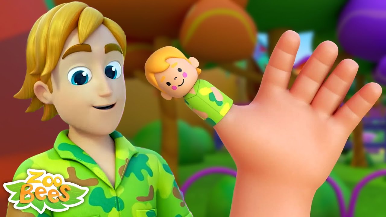 Zoobees Família De Dedos + Canção De Ninar e Histórias Educativas