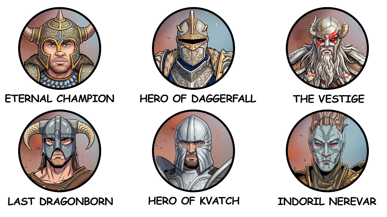 Every Elder Scrolls Protagonist Explained and Ranked in 21 Minutes