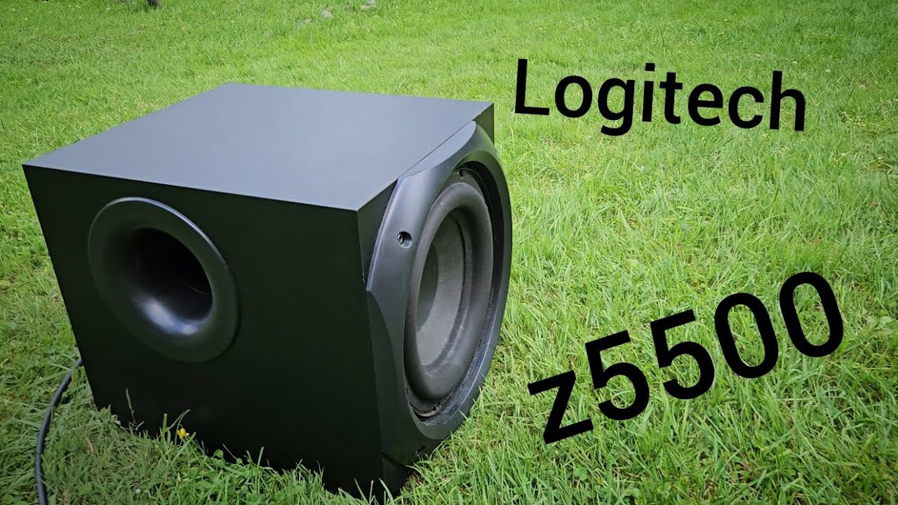 Logitech z5500 subwoofer bass test! 