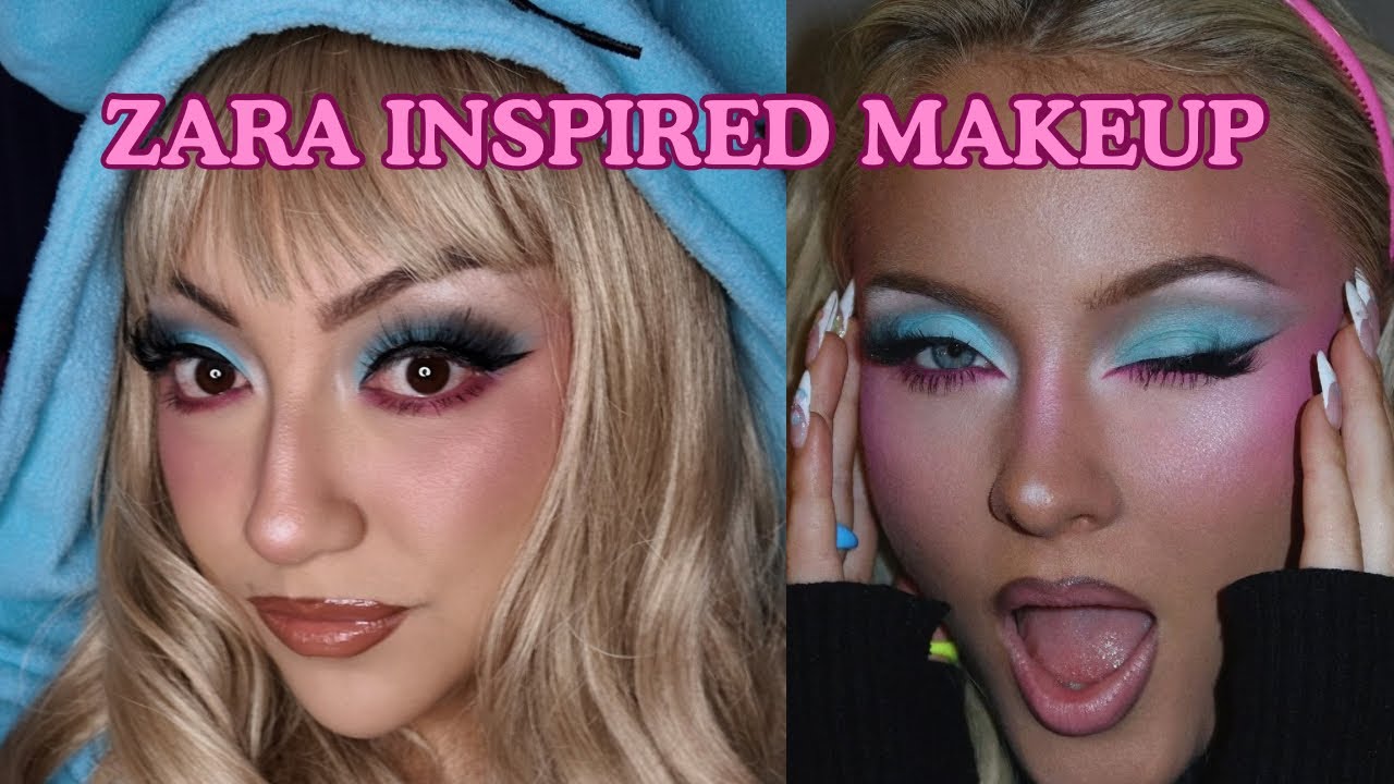 ZARA LARSSON INSPIRED MAKE UP | BLUE SHADOW 