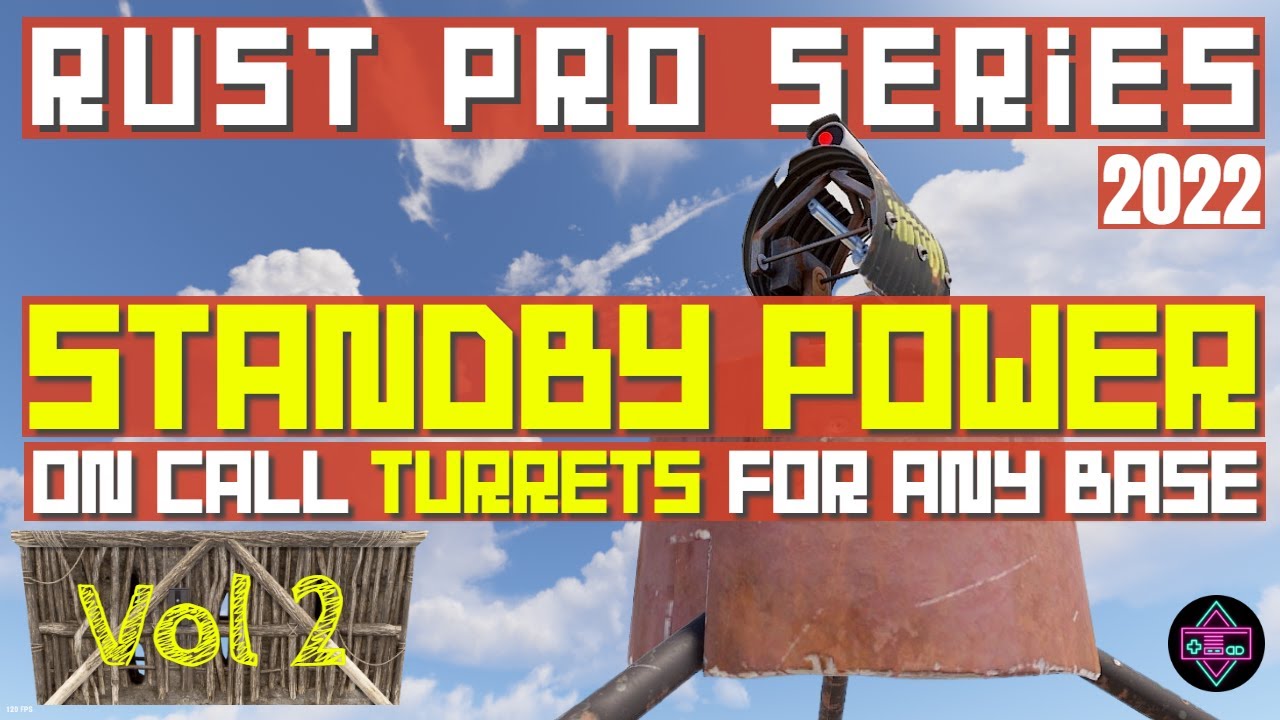 RUST Pro Series - Standby Power Vol 2 - On Call Turret Defense - No Power Loss Until Raided 2022