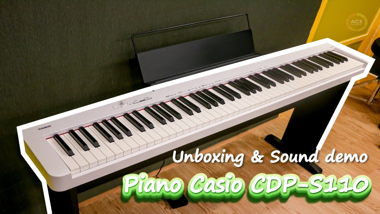 Unboxing & Sound Demo Đàn Piano Điện Casio CDP S110