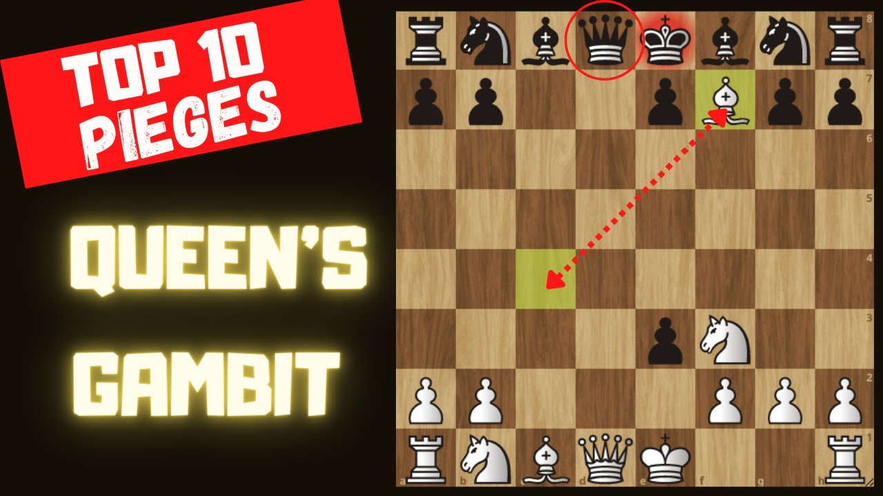 Un extraordinaire GAMBIT DAME (10 pièges)