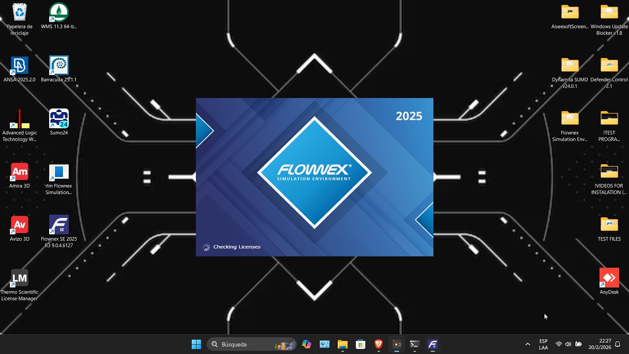 🌡️ Flownex Simulation Environment 2025 R3 v9.0.4.6127 🌡️