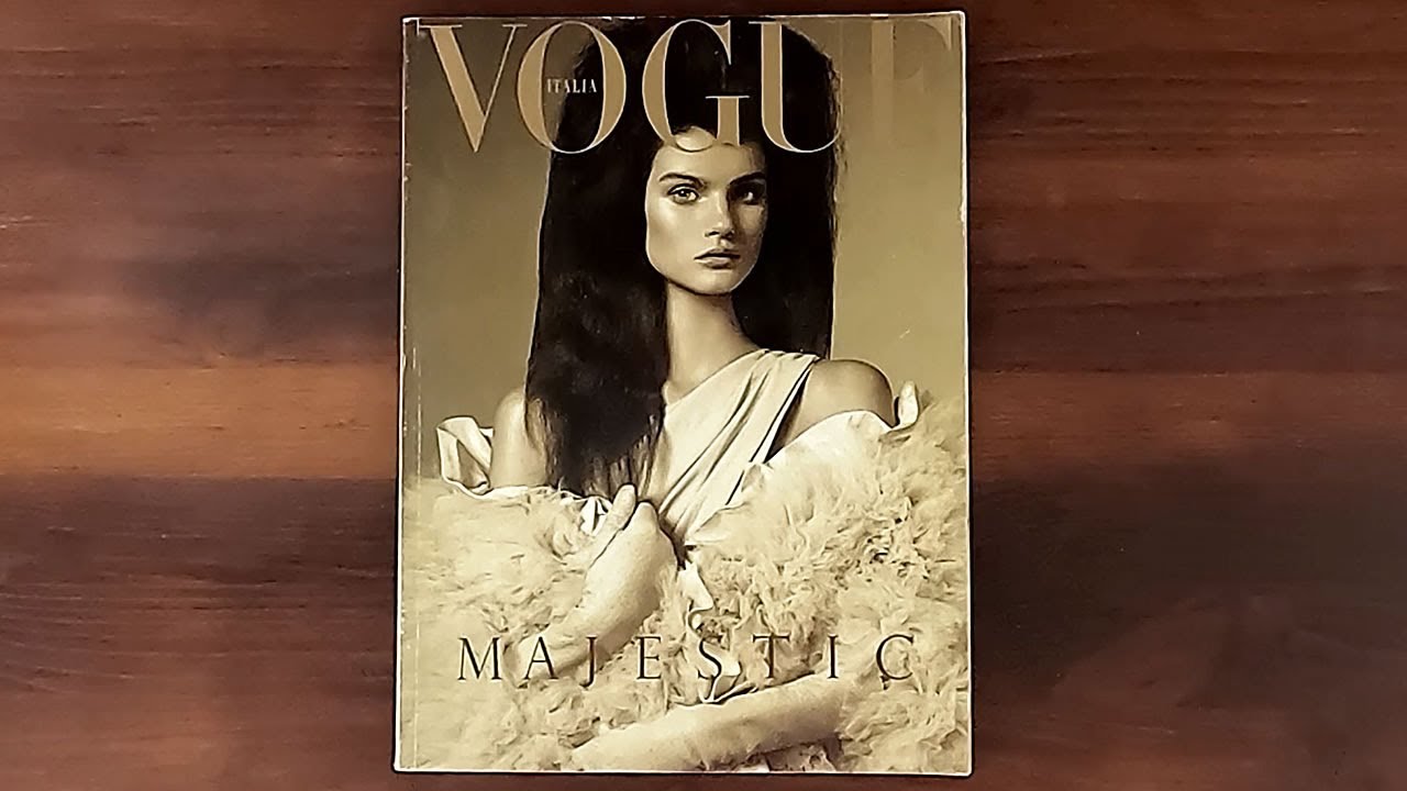 2007 March ASMR Magazine Flip Through: Italian Vogue Supplement Majestic Haute Couture Steven Meisel