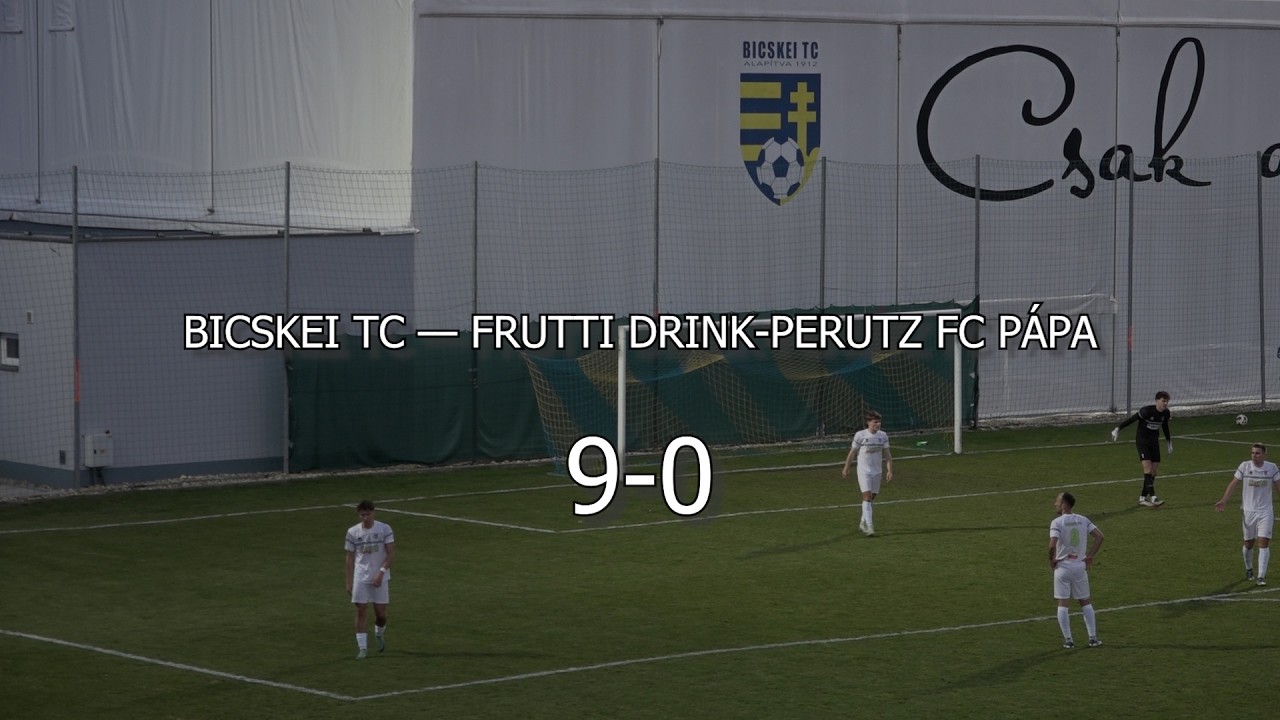 BICSKEI TC — FRUTTI DRINK-PERUTZ FC PÁPA   9-0
