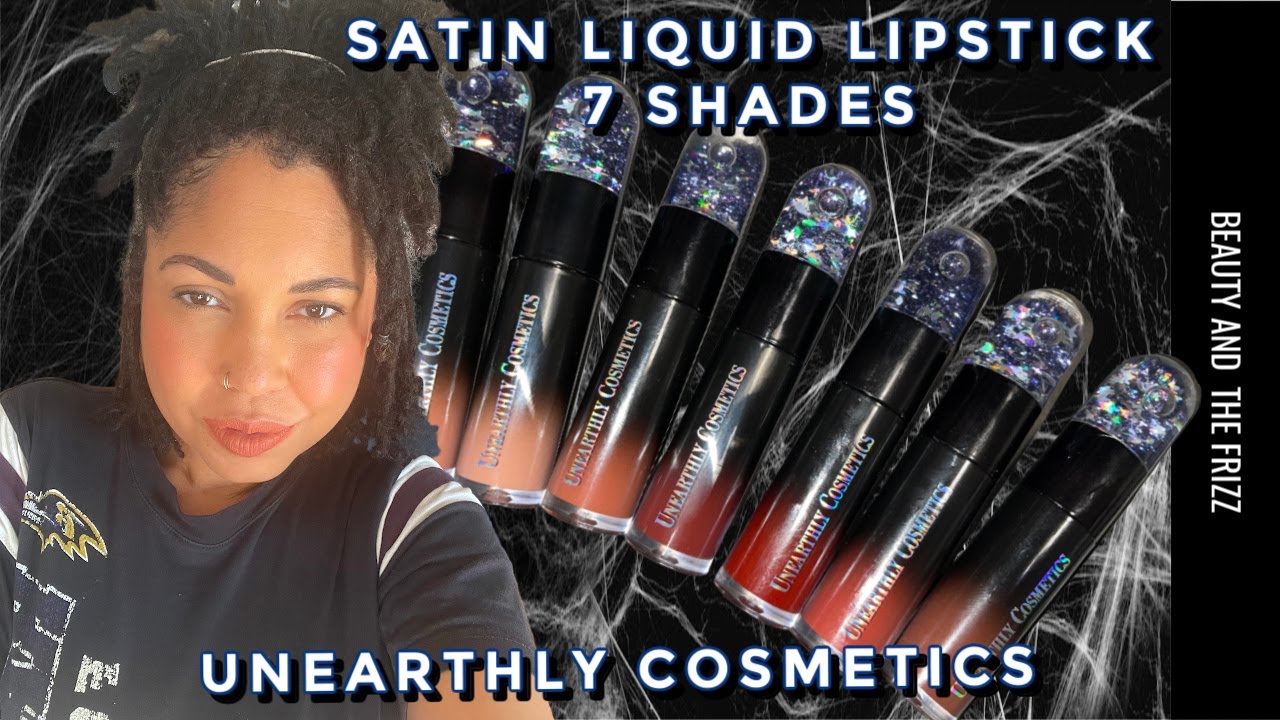 New Unearthly Cosmetics Satin Liquid Lipstick! 7 New Shades! (*PR)