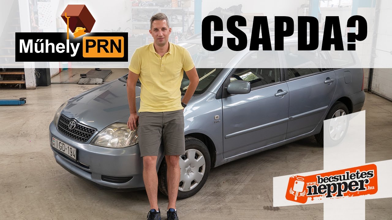 A világ legmegbízhatóbb autója 200 ezer forintért?–  Toyota Corolla E12 1,6 (2002) – MűhelyPRN 166.