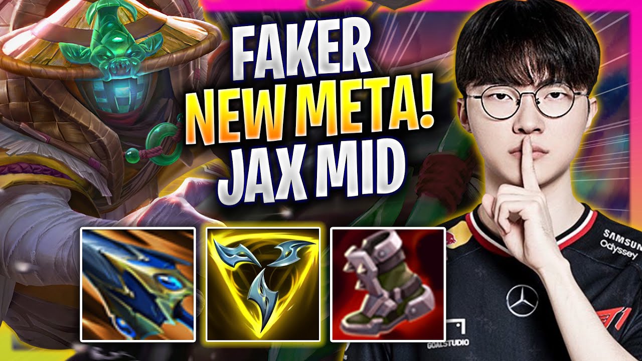FAKER CRAZY NEW META JAX MID! - T1 Faker Plays Jax MID vs Yone! | Season 2025