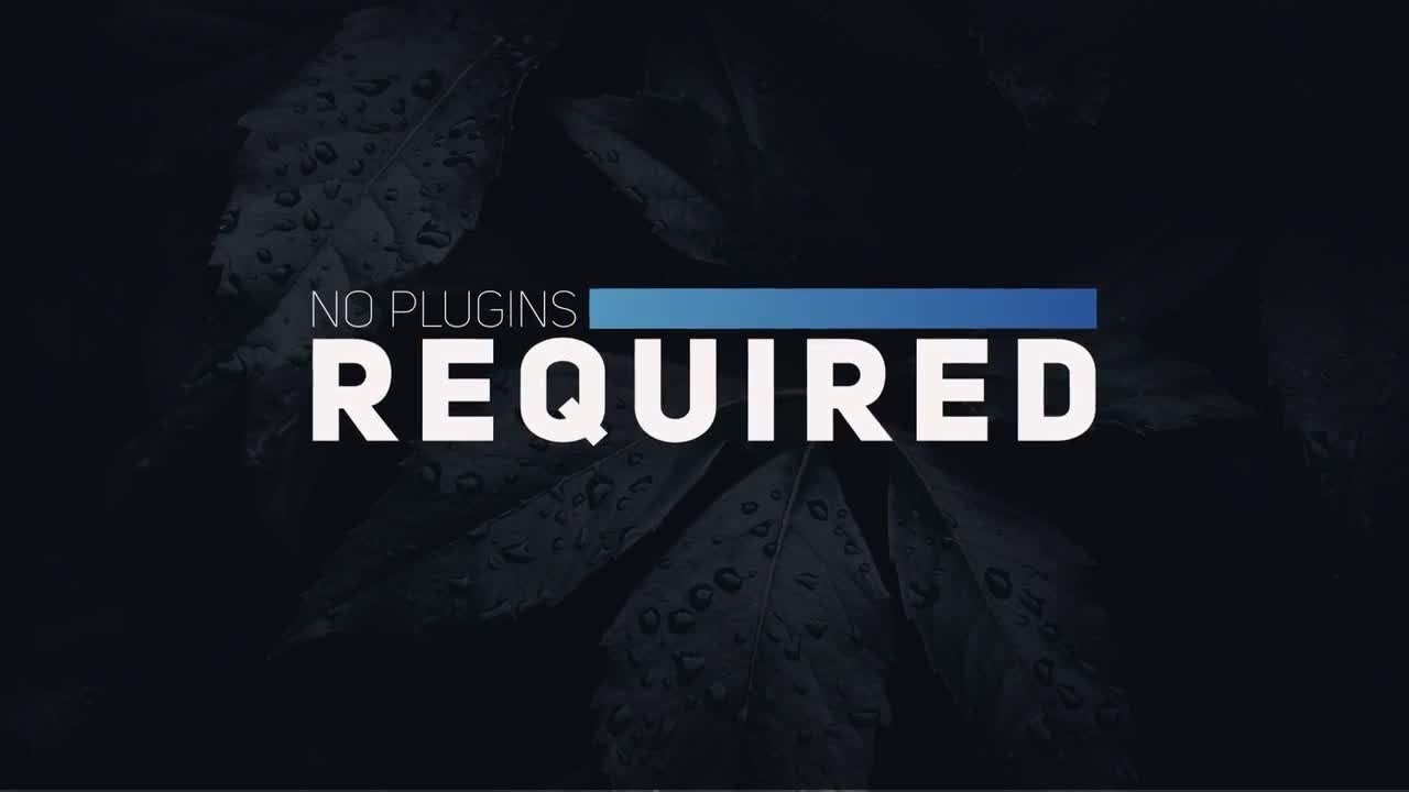 Modern Minimal Titles After Effects Templates