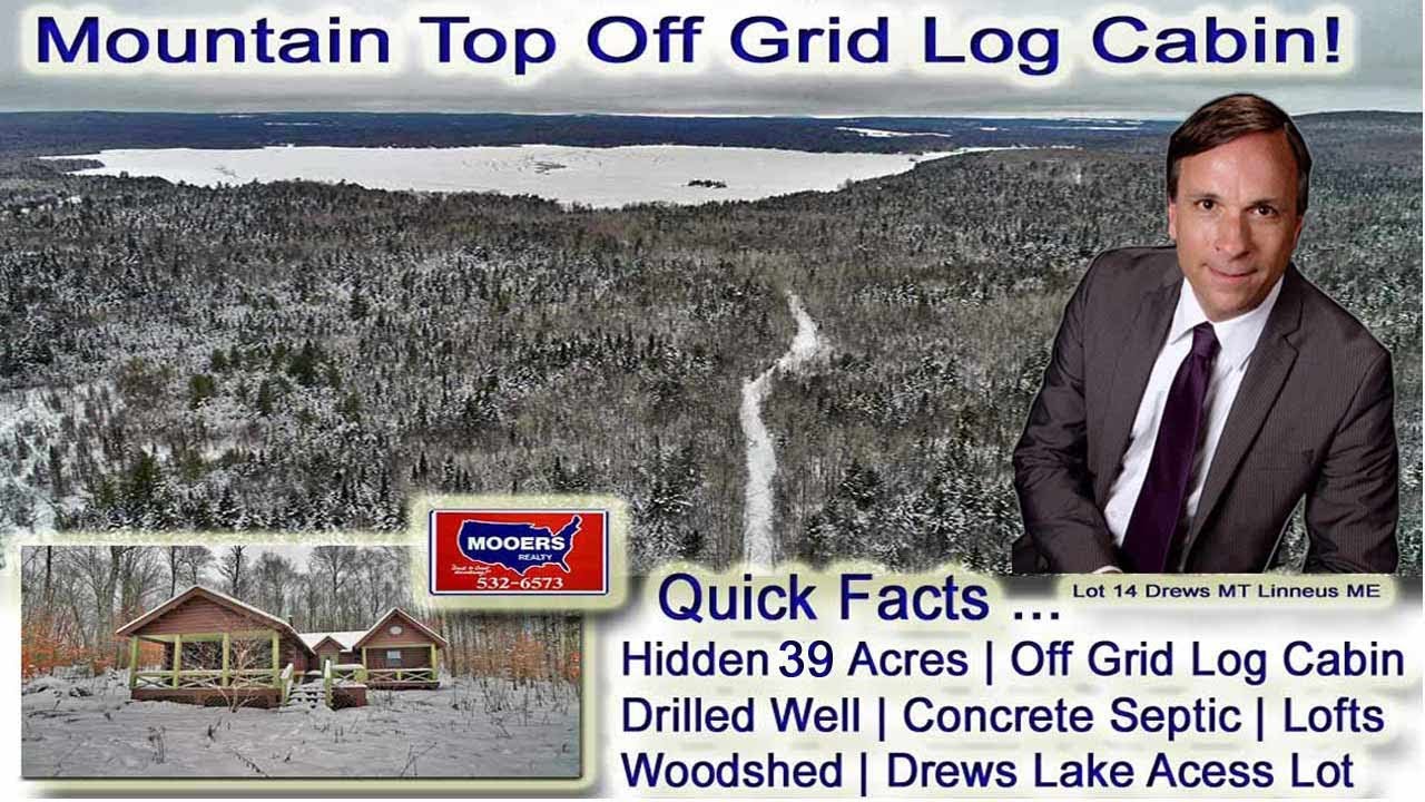Off Grid Mountain Top Log Cabin | 39 Acres $69,500