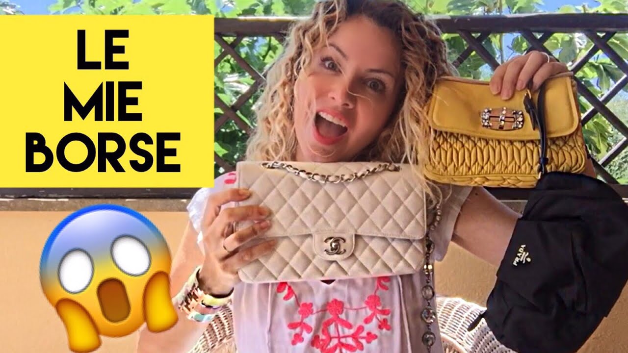 LA MIA COLLEZIONE DI BORSE! Chanel, Gucci, Miu Miu, Prada...Cosa mi sono portata in vacanza 😱