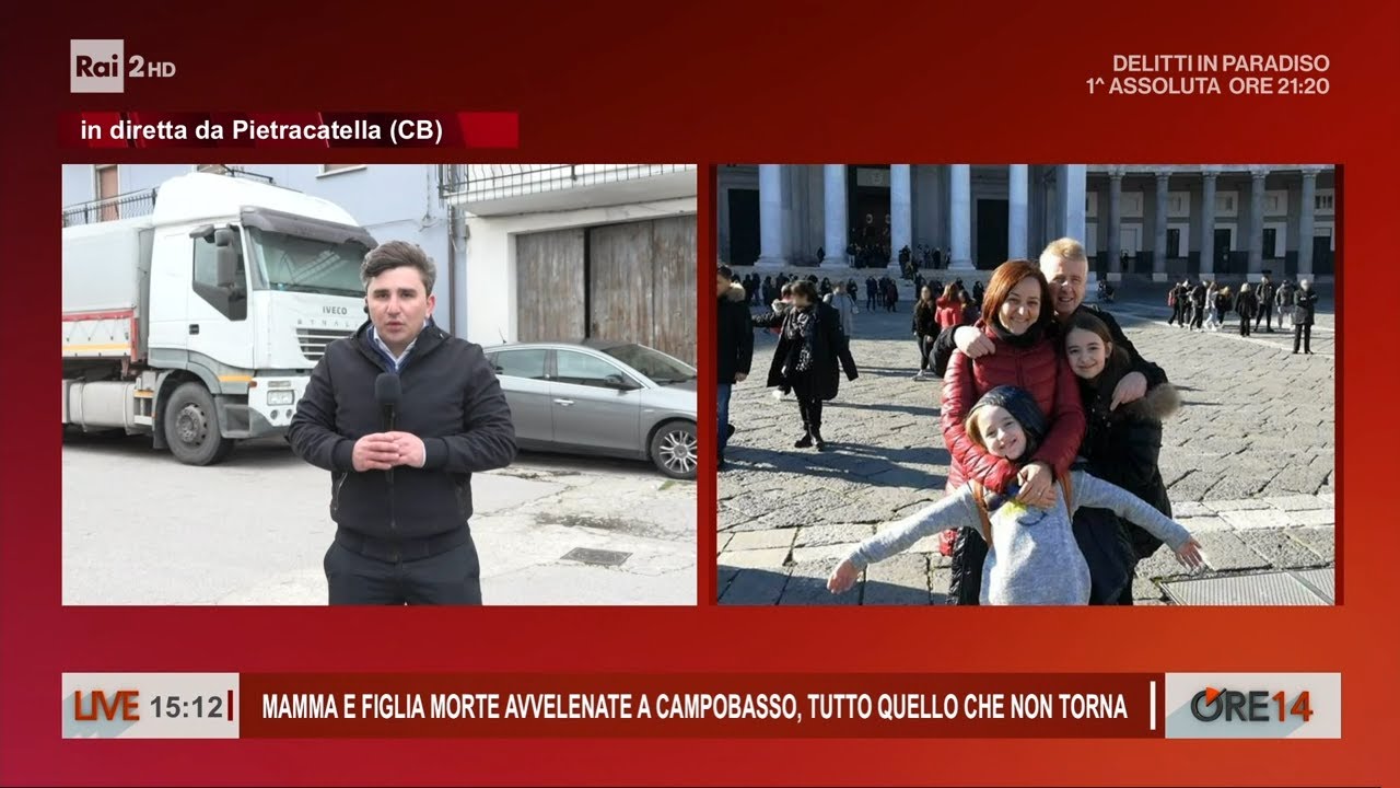 Mamma e figlia avvelenate, quello che non torna - Ore 14 del 03/04/2026